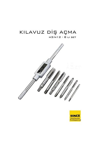 Skygo 8-Piece Threading Guide Set – Industrial Steel, Threaded Drill Bit betw...