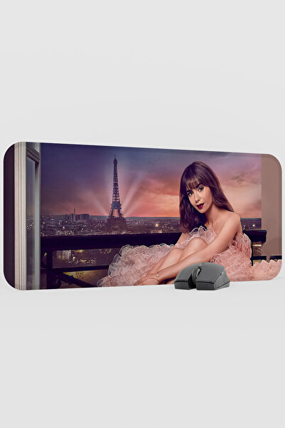mousepad bastir Emily in Paris V5 70X30 XL Gaming Rubber Non-Slip Base Mouse ...