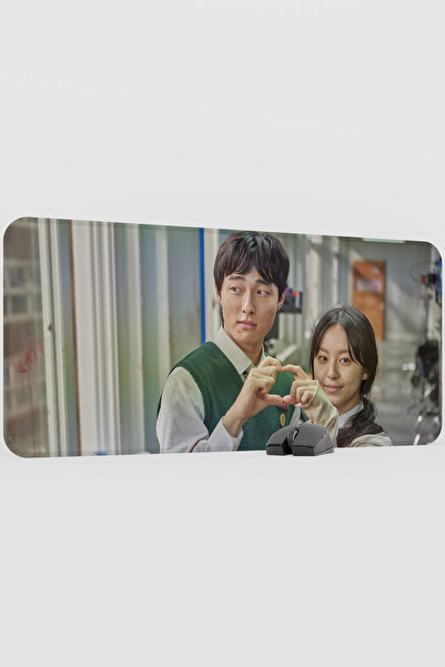 mousepad bastir لوحة ماوس كبيرة الحجم من المطاط غير قابلة للانزلاق بتصميم الد...