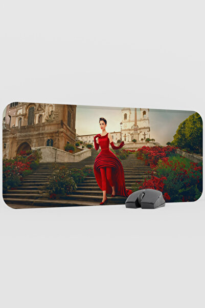 mousepad bastir Emily in Paris V2 70X30 XL Gaming Rubber Non-Slip Base Mouse ...
