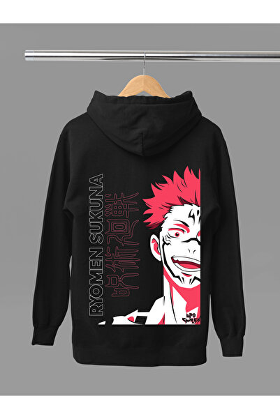 MAGORS سترة رياضية مطبوعة بتصميم ريومن سوكونا من أنمي جوجوتسو كايسن، مصنوعة م...