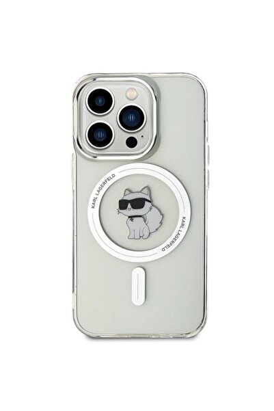 Karl Lagerfeld iPhone 15 Pro MagSafe Case, Clear