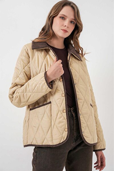 DEMOİSELLE Women's Quilted Oversize Coat