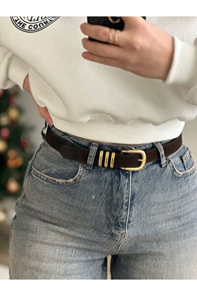 YELZEY BUTİK Premıum Gold Kemer