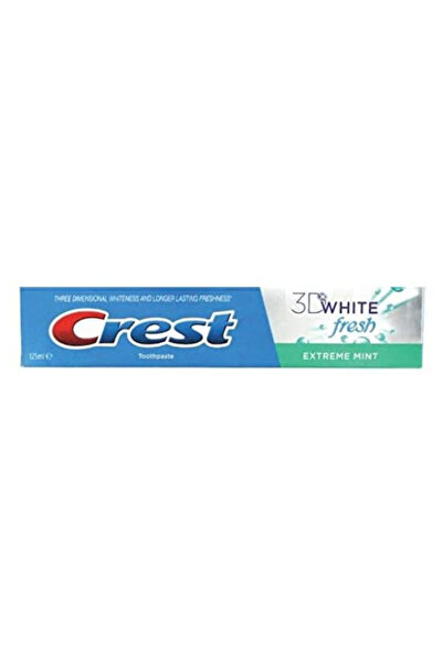 Crest 3DWhite ورق تواليت كريست ثلاثي الأبعاد أبيض بنكهة النعناع الفائق، 125 مل