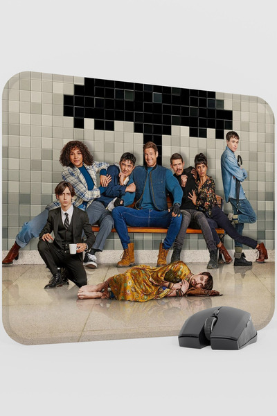 mousepad bastir The Umbrella Academy V2 48X40 XL Gaming Rubber Non-Slip Base ...