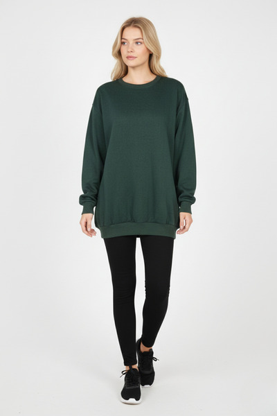 KOZİA OUTDOORS Hanorac unisex, confortabil, fără imprimeu, Basic Oversize, cu...