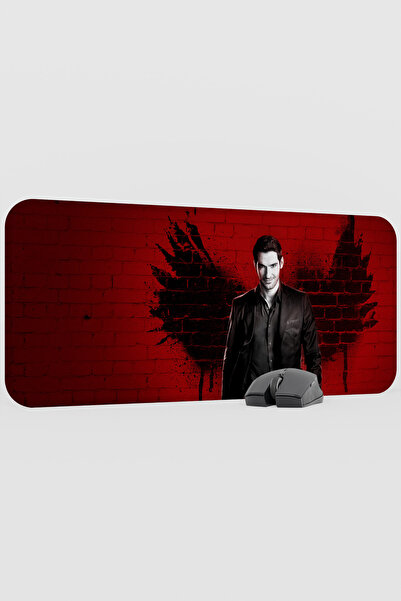 mousepad bastir Lucifer V4 70X30 XL Gaming Rubber Anti-Slip Base Mouse Pad Mo...