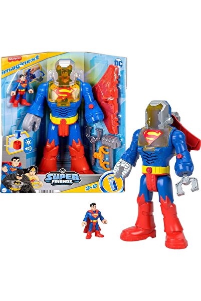 Imaginext DC Super Friends Superman Transforming Robot with Lights and Sounds...
