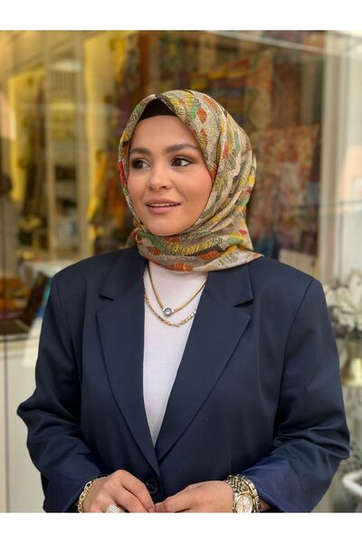 La Boutique Eşarp La Boutique Yaz/Güz Serisi Organik Desenli Eşarp