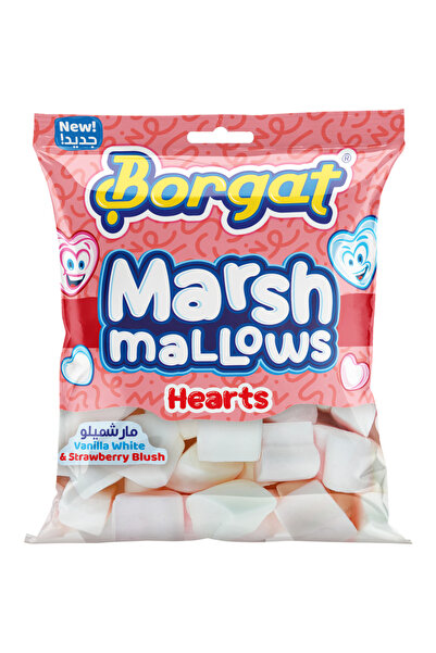 Borgat Marshmallow Hearts, 150 gm