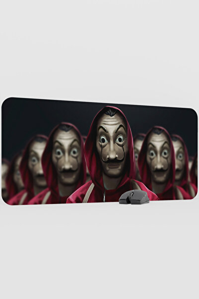 mousepad bastir La Casa De Papel V3 90X40 XXL Gaming Rubber Non-Slip Base Mou...