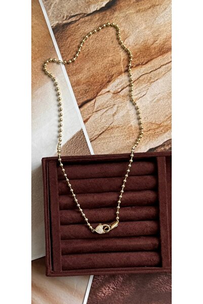 KAD COLLECTION Top zincirli kalp kilit kolye