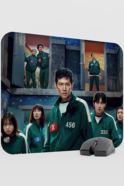 mousepad bastir لوحة ماوس مطاطية غير قابلة للانزلاق للألعاب من Squid Game V4 ...