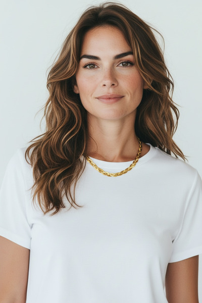 ocke Steel Mesh Model Necklace