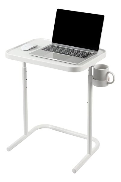 The Bros Laptop Desk, Side End Table, Folding Laptop Table with 3 Heights, 0 ...