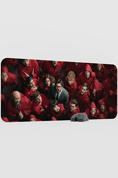 mousepad bastir لوحة ماوس مطاطية كبيرة الحجم مقاس 90×40 سم من La Casa de Pape...