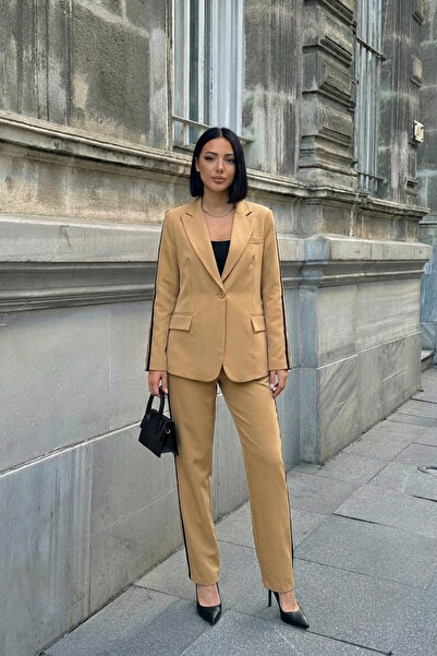 ALFUDO Moda Collection Classic blazer jacket and fabric pant set