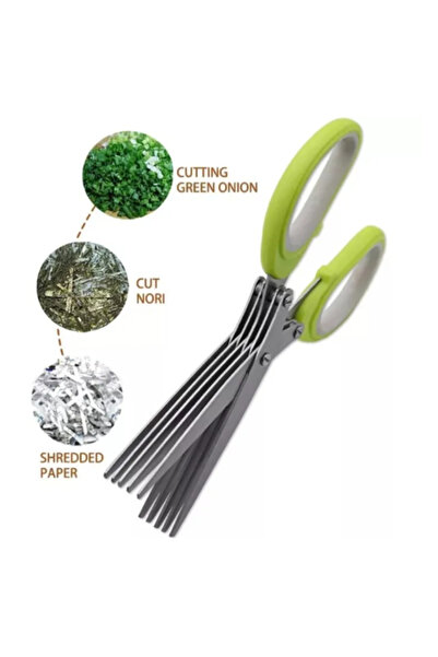 genric 5-Layer Multifunctional Heavy Duty Stainless Steel Kitchen Scissors wi...