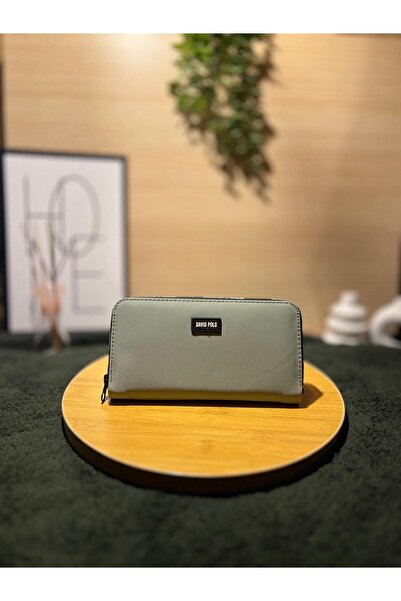 MODANTA David Polo Women's Long Wallet with Zipper and Coin Compartment