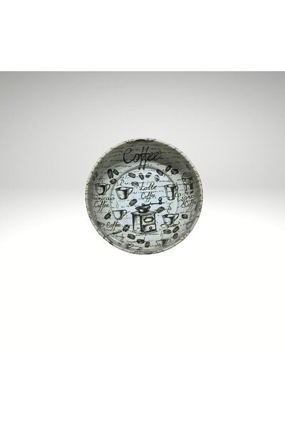 gnd pazarlama KAHVE DESENLİ 6'LI ÇEREZLİK SOSLUK ( İNCE METAL)