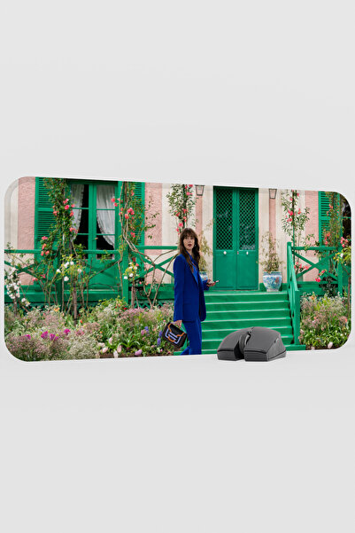 mousepad bastir Emily in Paris V4 70X30 XL Gaming Rubber Non-Slip Base Mouse ...