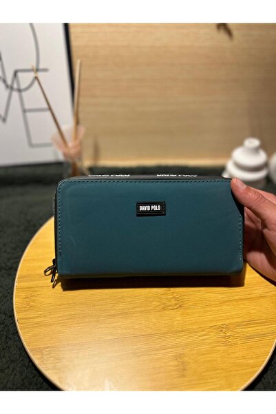 MODANTA محفظة ديفيد بولو النسائية الطويلة ذات الأقسام المزدوجة مع سحاب ومقصور...
