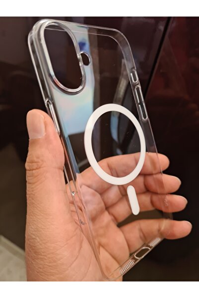 More Gsm iPhone 16 Plus MagSafe Sararmaz Sert PC Kılıf | Ultra İnce & Hafif |...
