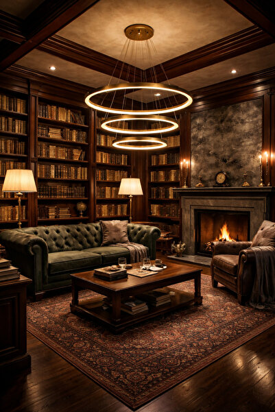 qwell Triple ring chandelier