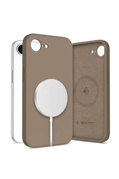 Tech-Protect Carcasă MagSafe din silicon lichid, maro