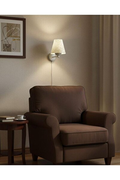 BİAVİZE شمعدان حائط من الكروم الرمادي مع نمط ذهبي