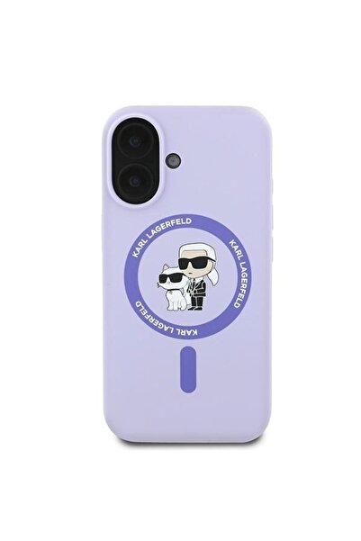 Karl Lagerfeld MagSafe Silicone Case for iPhone 16 Plus