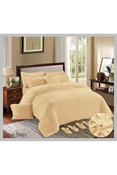 NAJMA Luxurious double winter bedspread with an ultra-soft texture, adding wa...