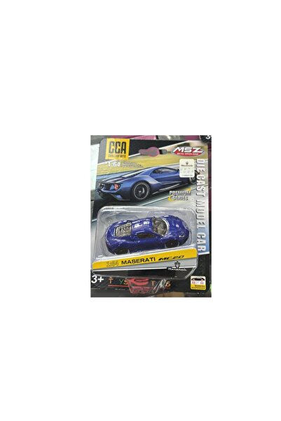 CCA Premium Series Maserati MC20 Mavi 1/64 Model Araba