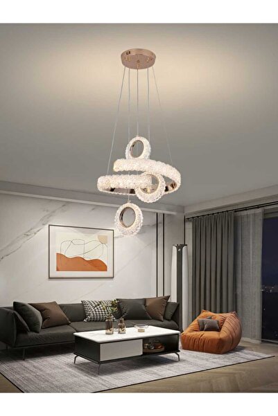 best power ثريا LED عصرية 6154 - |39 واط| 3 مصابيح معلقة بثلاثة مستويات إضاءة...