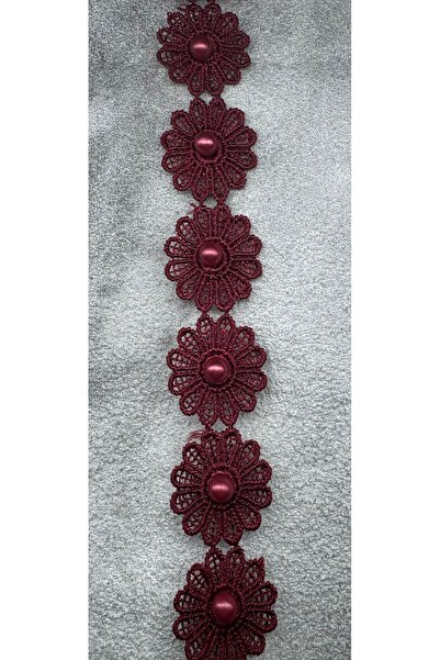 ARN Floral Guipure Lace Trim with Beads (1m)