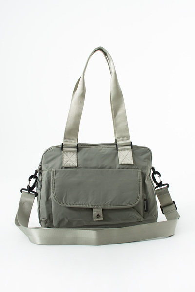 Sanmorris Water Resistant Hand and Shoulder Bag with Parachute Fabric Removab...