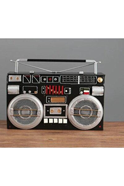 SPR Antique Iron Cassette Radio Decor