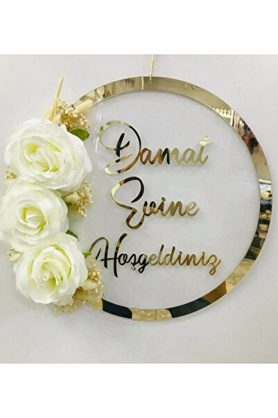 PAŞAOĞLU PLEKSİ Gelin Veya Damat Evine Hoşgeldiniz Kapı Süsü Duvar Süsü Masa ...