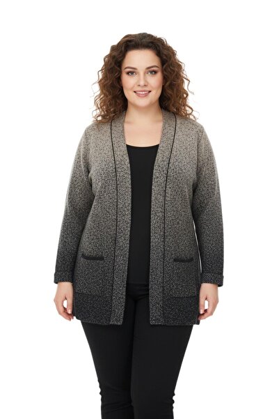 Uludağ Triko Women's Mother Knitwear Cardigan Bgl-St05065