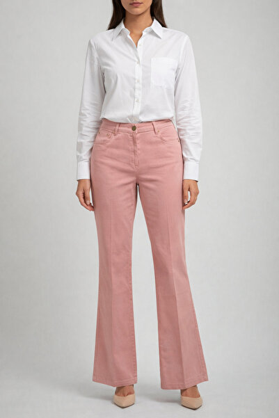 LEVİVA Wide Leg Pants with Pockets on the Top