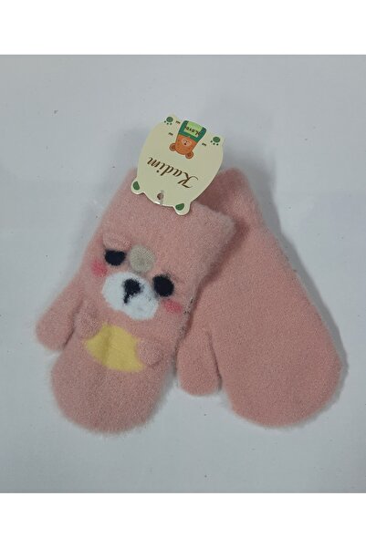 ydn Bebek Tek Parmak Yumuşak Peluş Eldiven Ayıcık Desenli (3-5 yaş)