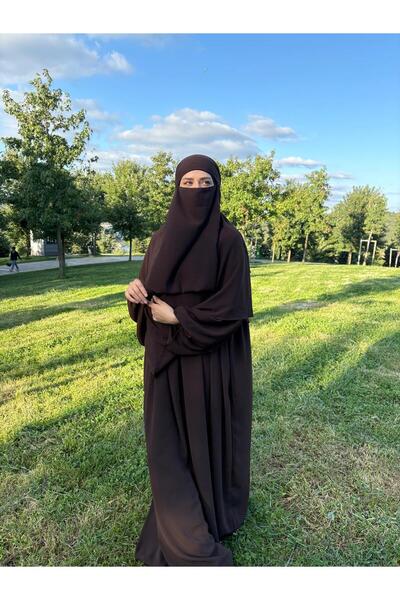 Fashion journey Ferace Souffle Hac Umre Acelya Set Ferace Souffle and Veil