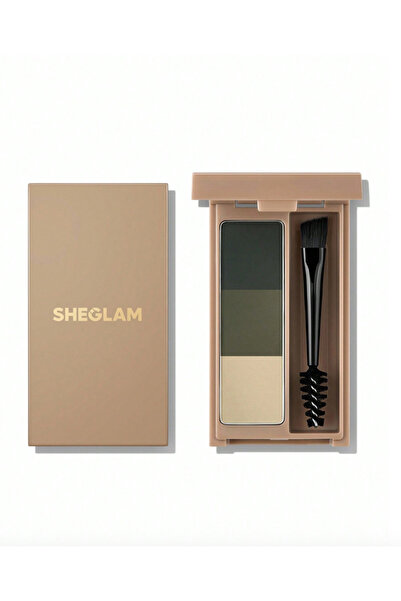 SHEGLAM Puff Brow Palette-Olive