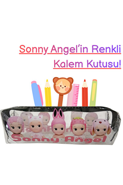 booddie Sonny Angel Kalem Kutusu Kalemlik Şeffaf Resimli Tek Bölmeli Fermuarlı
