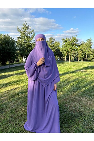 Fashion journey Ferace Souffle Hac Umre Acelya Set Ferace Souffle and Veil