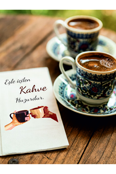 Baskı Adresi Matbaa & Promosyon Baskılı Servis Peçetesi Eşle İçilen Kahve Huz...