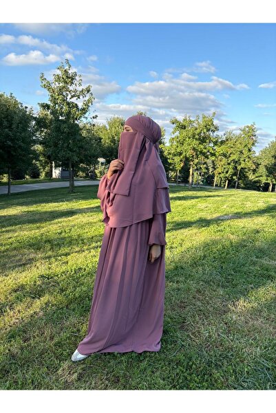 Fashion journey Ferace Souffle Hac Umre Acelya Set Ferace Souffle and Veil