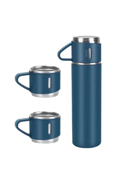 OEM Thermal Flask Set with 3 Cups