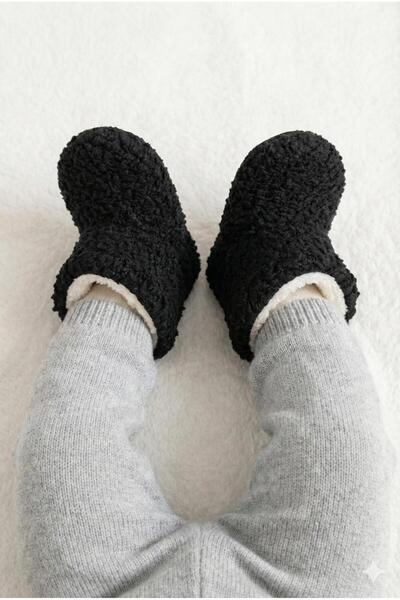 Numix Baby Kids Çocuk Panduf,Bebek Ev Botu, Kuzu Kumaş, Kaymaz Taban, Sıcacık...